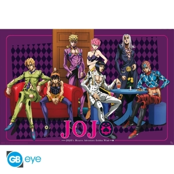jojo's bizzarre adventure - poster maxi 91,5x61cm - golden wind team