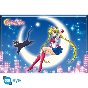 sailor moon - poster maxi 91,5x61cm - sailor moon & luna