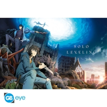 solo leveling - poster maxi 91,5x61cm - season 1