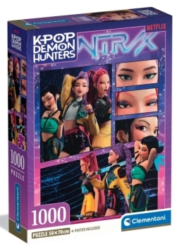 kpop demon hunter - huntrix - puzzle 1000 pezzi