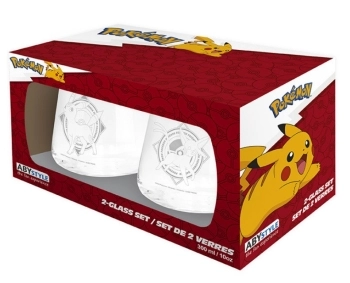 pokemon - espeon & umbreon - set due bicchieri