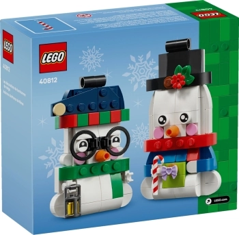 40812 - pupazzi di neve ornamentali