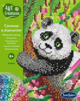 art e creations - canevas a diamanter - panda