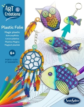 art e creations - plastic folie - portachiavi con magnete