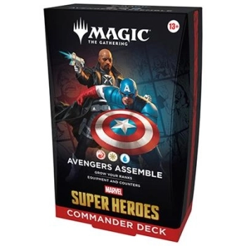 magic the gathering - marvel super heroes - mazzo commander - avengers assemble (eng)