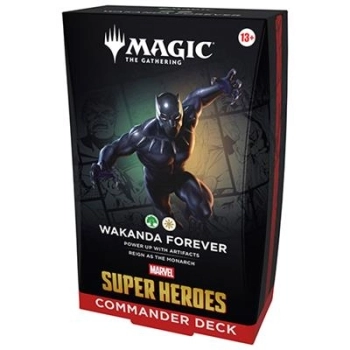 magic the gathering - marvel super heroes - mazzo commander - wakanda forever (eng)