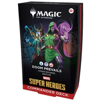 magic the gathering - marvel super heroes - mazzo commander - doom prevails (eng)