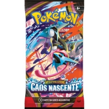 megaevoluzione caos nascente - bustina singola 10 carte (ita)