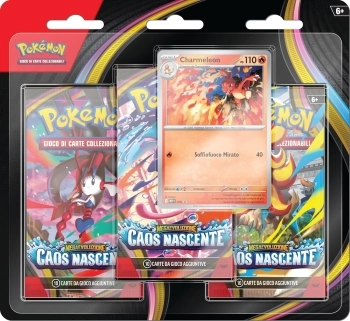 megaevoluzione caos nascente - blister 3 bustine (ita)
