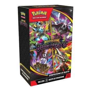 pokemon megaevoluzione - buio pesto bundle 6 bustine (ita)