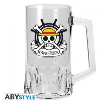 one piece - boccale "skull - luffy"