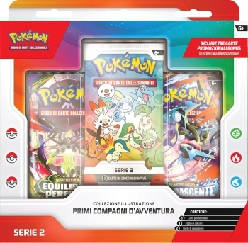 pokemon - collezione illustrazione - primi compagni d'avventura serie 2
