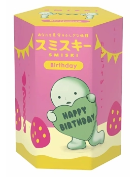 smiski birthday series glow - blind box 1pz