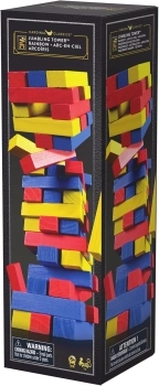 classici - jumbling tower colorata in legno