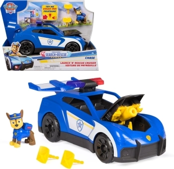 paw patrol - veicolo polizia chase deluxe