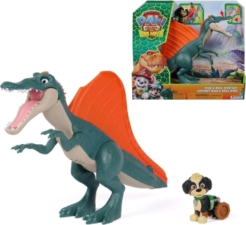 paw patrol - dino movie - set rex e spinosauro