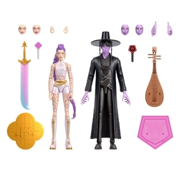 kpop demon hunters - scena finale rumi e jinu - 2 personaggi 15 cm