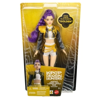 kpop demon hunters - rumi singing doll - personaggio 30 cm