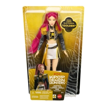 kpop demon hunters - mira singing doll - personaggio 30 cm