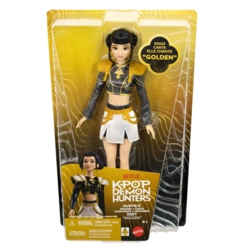 kpop demon hunters - zoey singing doll - personaggio 30 cm