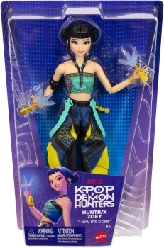 kpop demon hunters - zoey - fashion doll 30cm