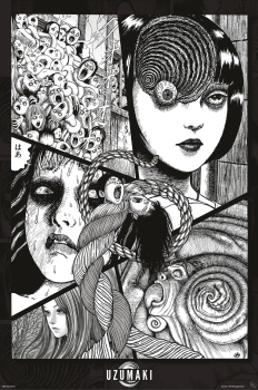 uzumaki - poster maxi 91.5x61 - uzumaki