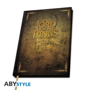lord of the rings - notebook a5 - map