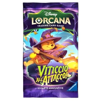 lorcana - viticcio all'attacco - bustina singola 12 carte (ita)