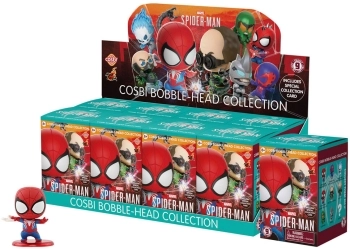 spiderman - cosbi blind box - 1 personaggio assortito