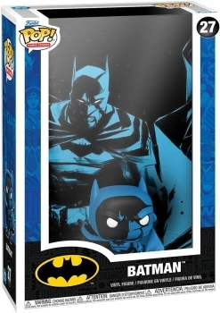 pop comic cover: batman black & blue - funko pop! 27