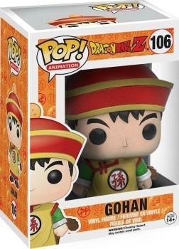 dragonball z: gohan 9 cm - funko pop! 106