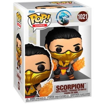 mortal kombat: scorpion 9 cm - funko pop! 1021