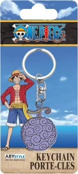 one piece - frutto del diavolo gum gum - portachiavi