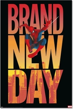 poster marvel - spiderman brand new day 61x91,5 cm