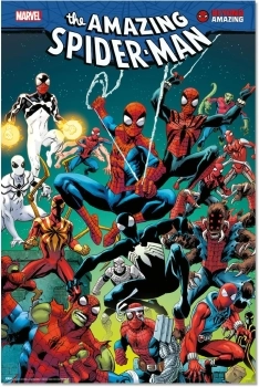 poster marvel - spiderman ragnatela 61x91,5 cm