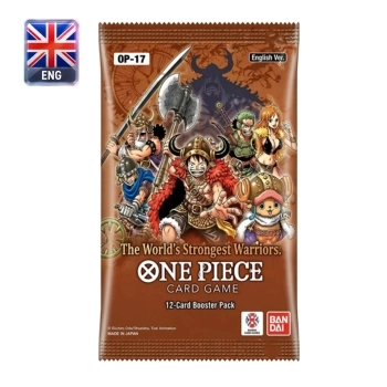 one piece card game - the world's strongest warriors - op-17 - bustina singola 12 carte (eng)