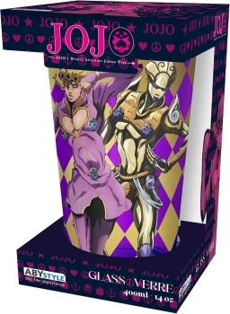 jojo's bizarre avventure - golden wind - premium large glass 400ml