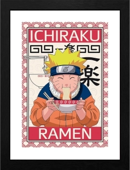 naruto - ichiraku ramen - poster con cornice