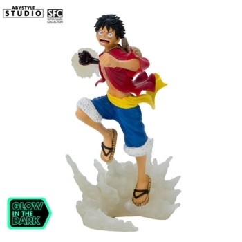 one piece - "luffy" glow in the dark - statua 24cm