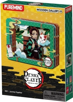 demon slayer - quadretto in legno 3d - un personaggio a sorpresa
