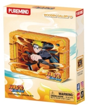 naruto shippuden - quadretto in legno 3d - un personaggio a sopresa