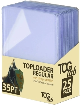 box 25 toploader - classic blue con film protettivo