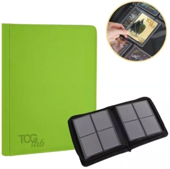 album per toploader a 4 tasche (112 toploader) - green