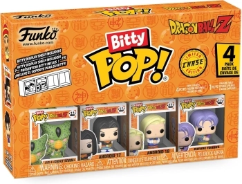 dragon ball z: cell (first form) 4 pack 3cm  - funko pop bitty