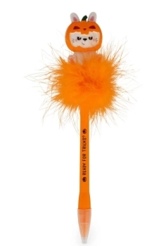 penna a sfera luminosa - writing is magic - pumpkin bunny