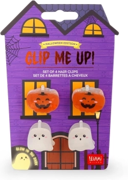 set di 4 mini mollette per capelli halloween - clip me up!