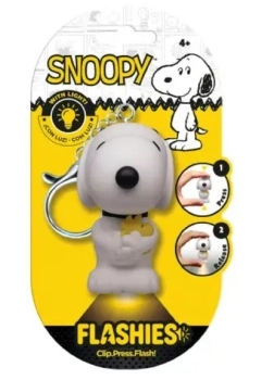 flashies 3d - portachiavi con luce - snoopy