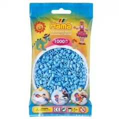 hama busta 1000 pezzi midi - azzurro pastello