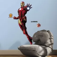 marvel iron man giant adesivo removibile da parete
