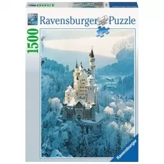 neuschwanstein d'inverno - puzzle 1500 pezzi